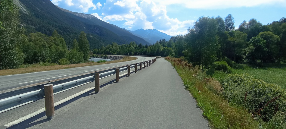 Maurienne : Retour la long de la rivière : Arc