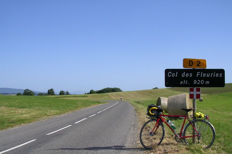 Le col des Fleuries, en 2006 lors de la randonnée du Reblochon
