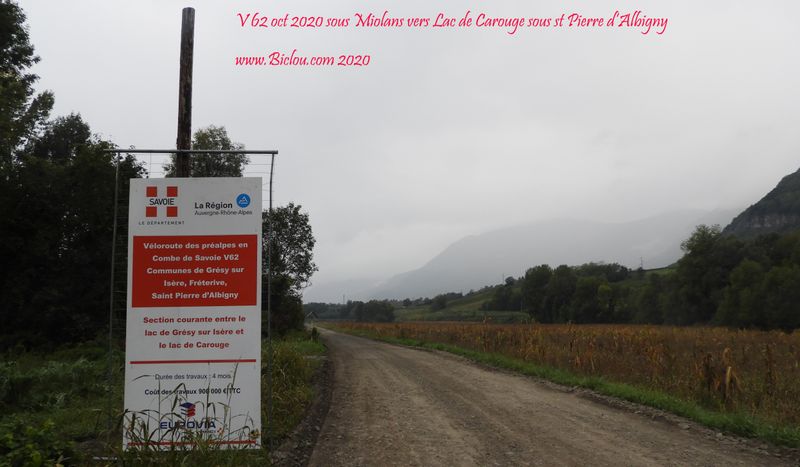 Sous Miolans, annonce des travaux en 2020