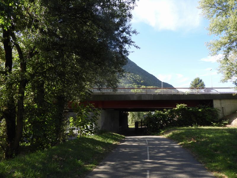 Sortie d'Albertville, le long de l'Arly