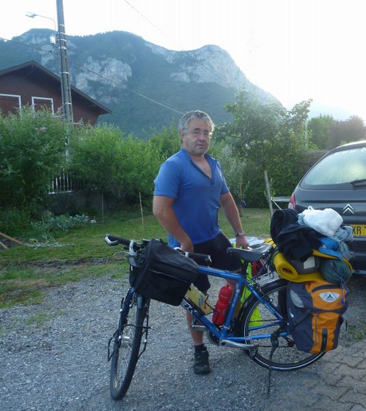 D&eacute;part du Glaude de Faverges pour un tour de France des canaux &agrave; v&eacute;lo en 2010 : Retour planche