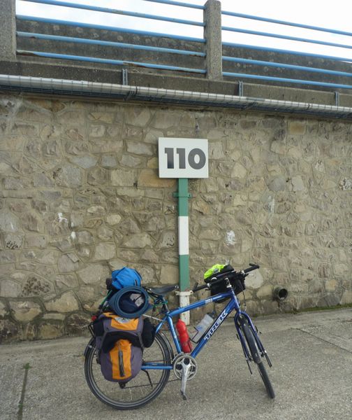 Ouf arriv&eacute; je ne sais comment sous le parc Jouvet de Valence, aux bords du Rh&ocirc;ne km 110