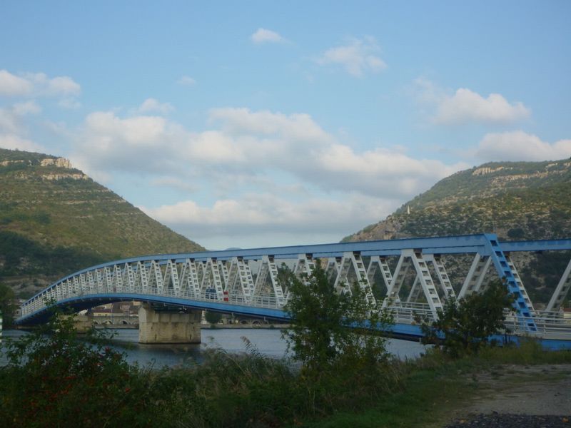 Pont sur le rh&ocirc;ne au Pouzin
