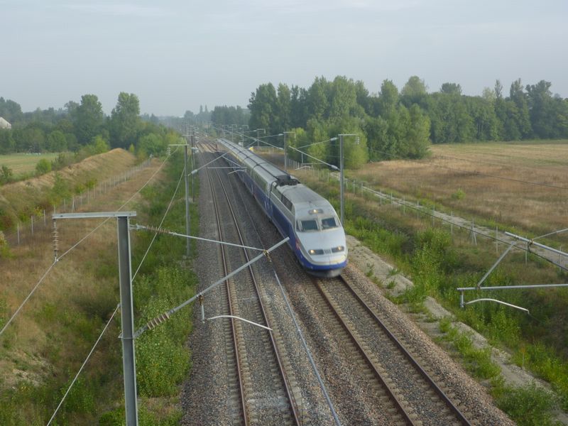 Passage du Tgv en Dr&ocirc;me 2010