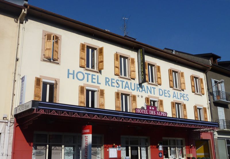H&ocirc;tel restaurant des alpes de Bonneville, rep&eacute;rage, simple rep&eacute;rage ..