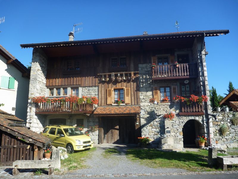 Maison typique r�nov�e � Champanges en Chabais (haute-savoie) en 2011