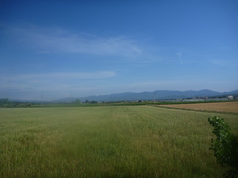 La chaine des Pyr&eacute;nn&eacute;es, vue de l'espagne en 2011