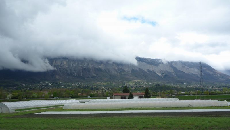 La vall&eacute;e du Gr&eacute;sivaudan vue &agrave; v&eacute;lo en avril 2011