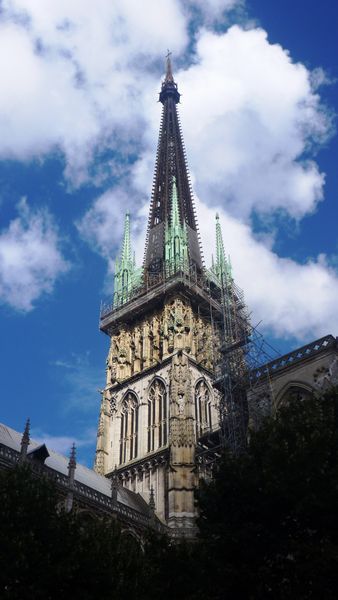 Flèche de l'abbatiale de Rouen