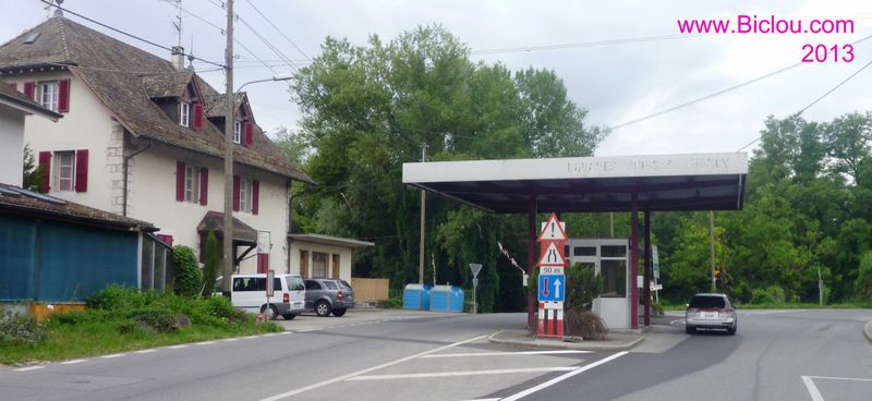 Le poste frontière de Chancy