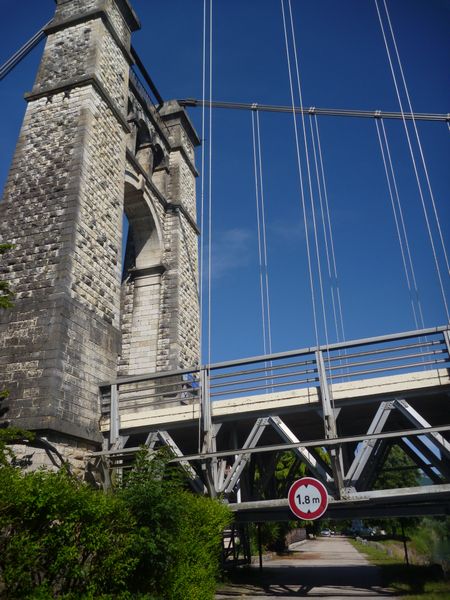 ViaRhôna en construction du côté d'Arendon en avril 2016 