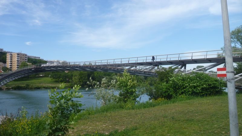ViaRhôna au Pont D'Herbens, balisage ?