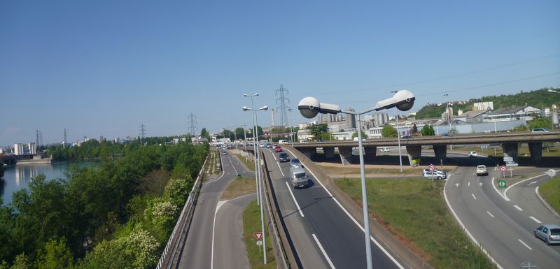 magnifique vue sur l'autoroute du solei au sud de lyon 2015 magnifique vue sur l'autoroute du solei au sud de lyon 2015