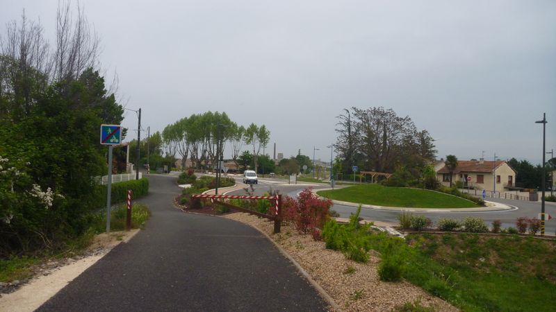 Le Pouzin, début voie verte de la Payre, vue en 2015