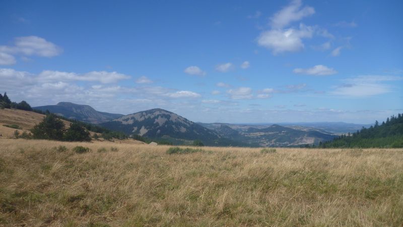 La vallée du Rhône, vue des monts d'Ardèche