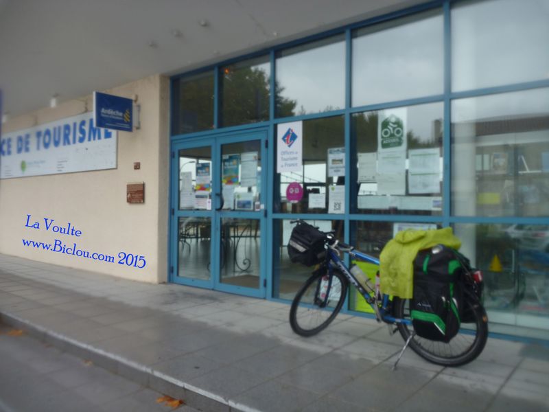 Office Tourisme de la Voulte .. fermé le samedi .. Zut ..