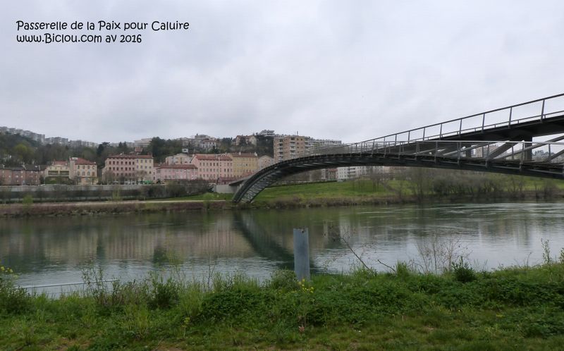 Passerelle de la Paix Lyon Caluire
