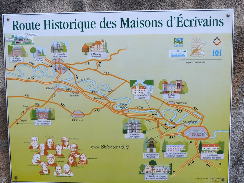 Route historique des maisons d'écrivains