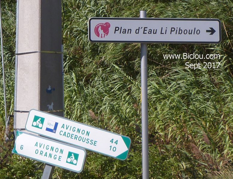 ViaRhôna visite le plan d'eau de Piboulo