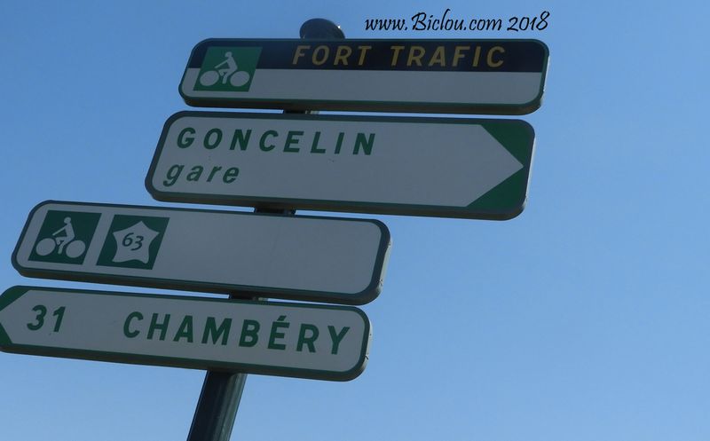 V 63 Goncelin Le Touvet , la balise Chambéry est mal orientée ! sisi ! ma Oriéntée 