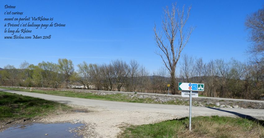 Côté Drôme on ne parle plus de ViaRhôna ; c'est curieux !