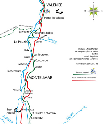 carte-bambée-2018-veloroute-des-lacs-de-Savoie-et-viarhôna-genève-Lyon