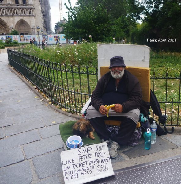 Paris : la m&ecirc;me personne vue ya 4 ans