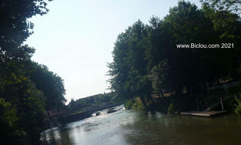 La Seine de passage &agrave; Troyes