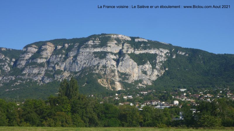 Eboulement sur le Sal&egrave;ve : Et dire que dans 1 million d'ann&eacute;es tout sera r&eacute;duit en poussi&egrave;re