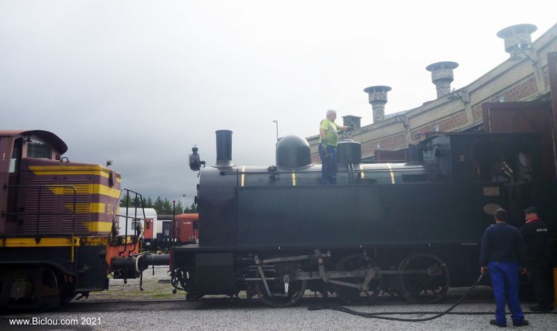 Le train &agrave; vapeur de Marlembourg