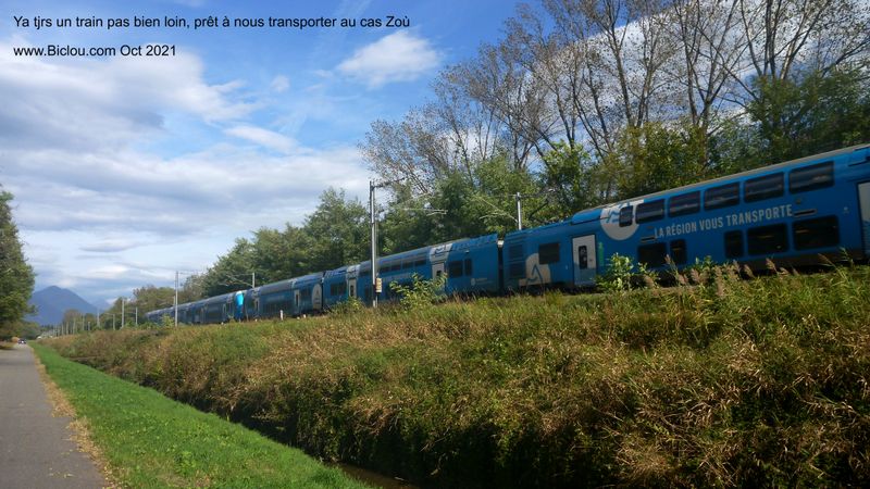 Ya tjrs un train pr&ecirc;t &agrave; nous transporter au cas Zou ..