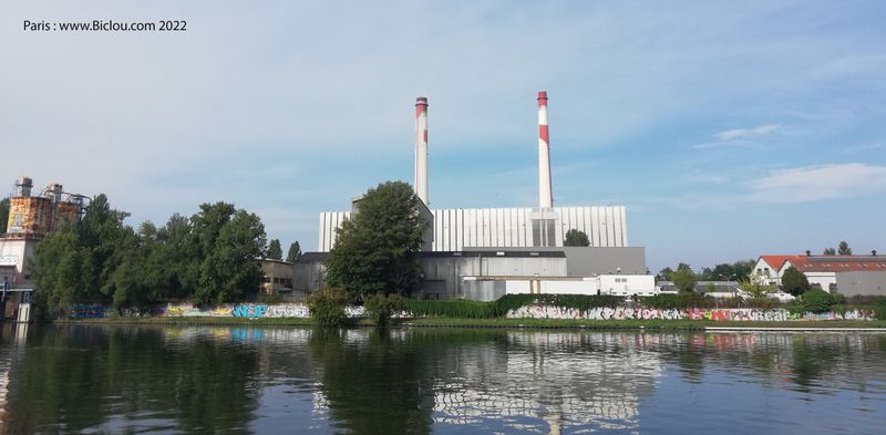 Sud-Est de Paris ; centrale &eacute;lectrique
