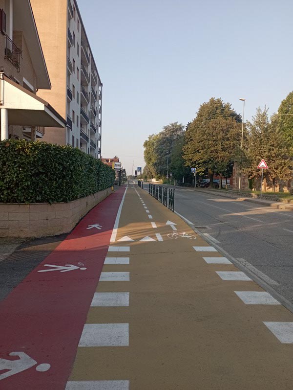 Une piste dite cyclable 