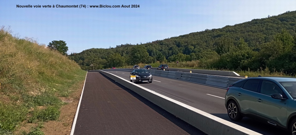 Le long de la D 1508 ; partie future de la V-62 : (Aout 2024)