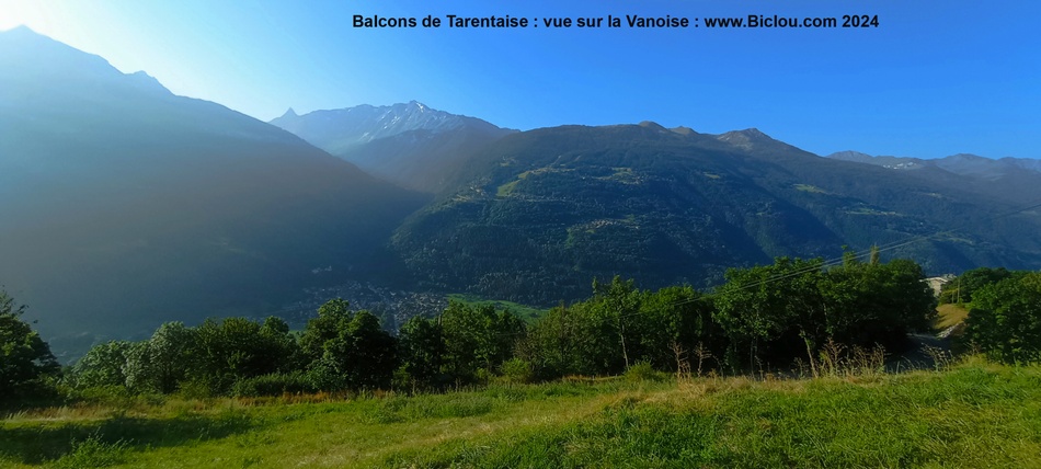 Balcons de Tarentaise, vue sur la Vanoise