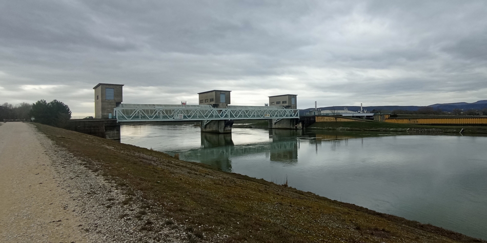 Le barrage de Donzère