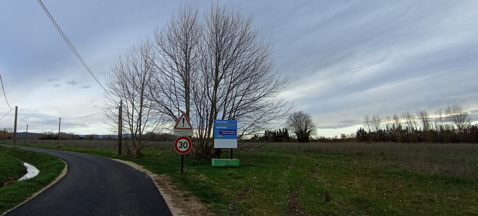 Nous sommes bien sur Via-Venaissia, sur ces petites routes du Vaucluse