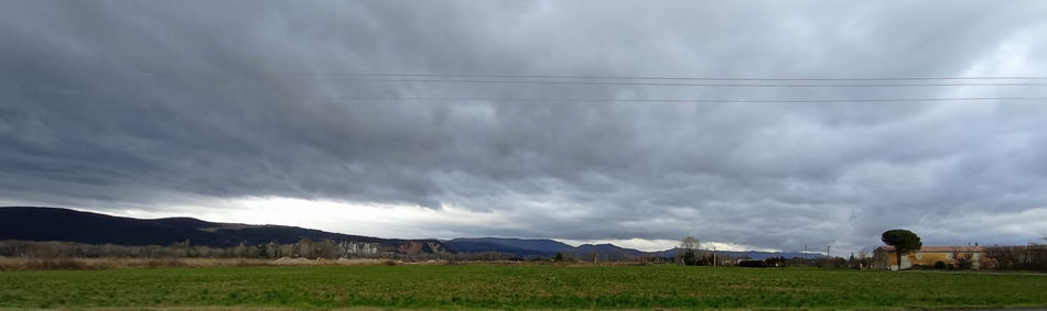 Vu sur les collines de la Drôme