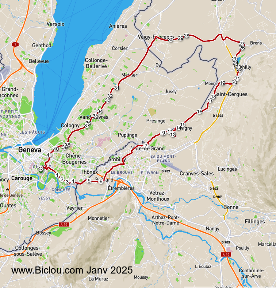 carte-cheminement-cycliste-du-claudio-annemasse-machilly-geneve