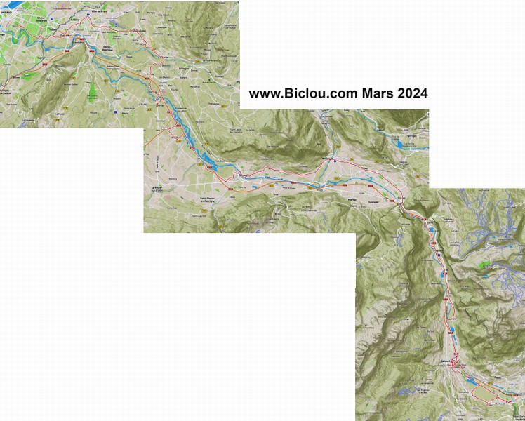 Carte bambée mars 2024 en vallée d'Arve