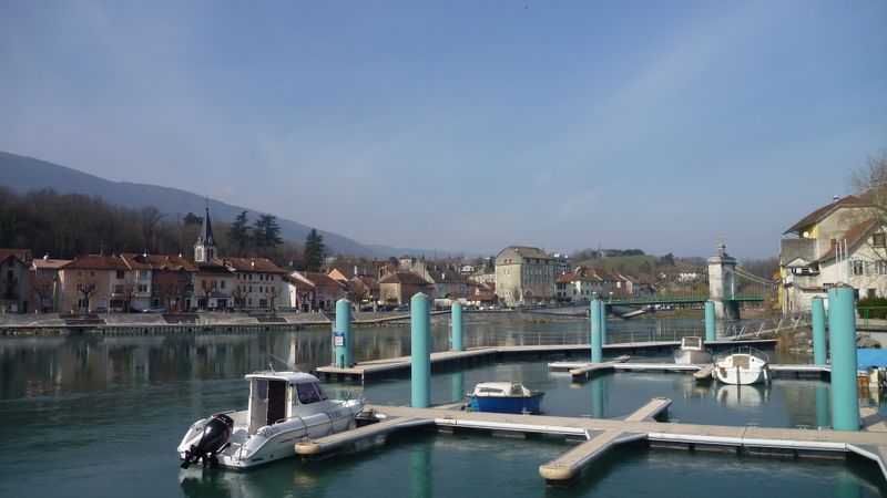 Port de Seyssel, en 2015